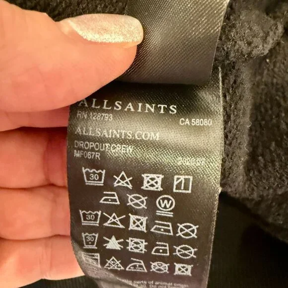 Allsaints Drop Out Crew - Size M - Picture 4 of 7